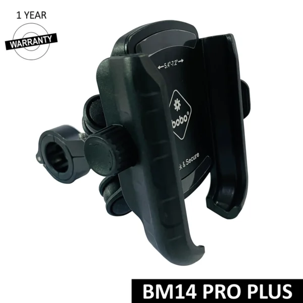 BOBO BM14 PRO PLUS Quick Release with PRO PLUS Vibration Damper Motorcycle Mobile Mount